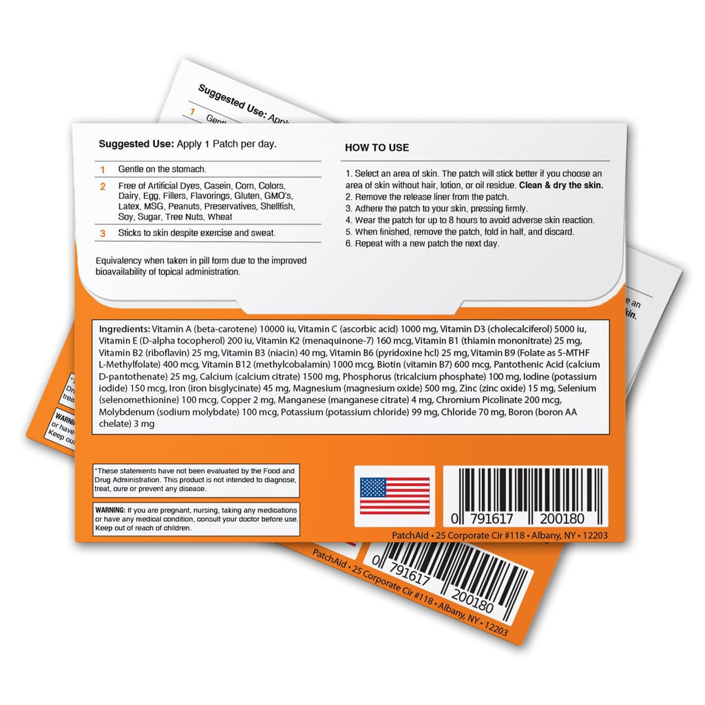 PatchAid Topical Patch | Multi Plus Daily Energy

