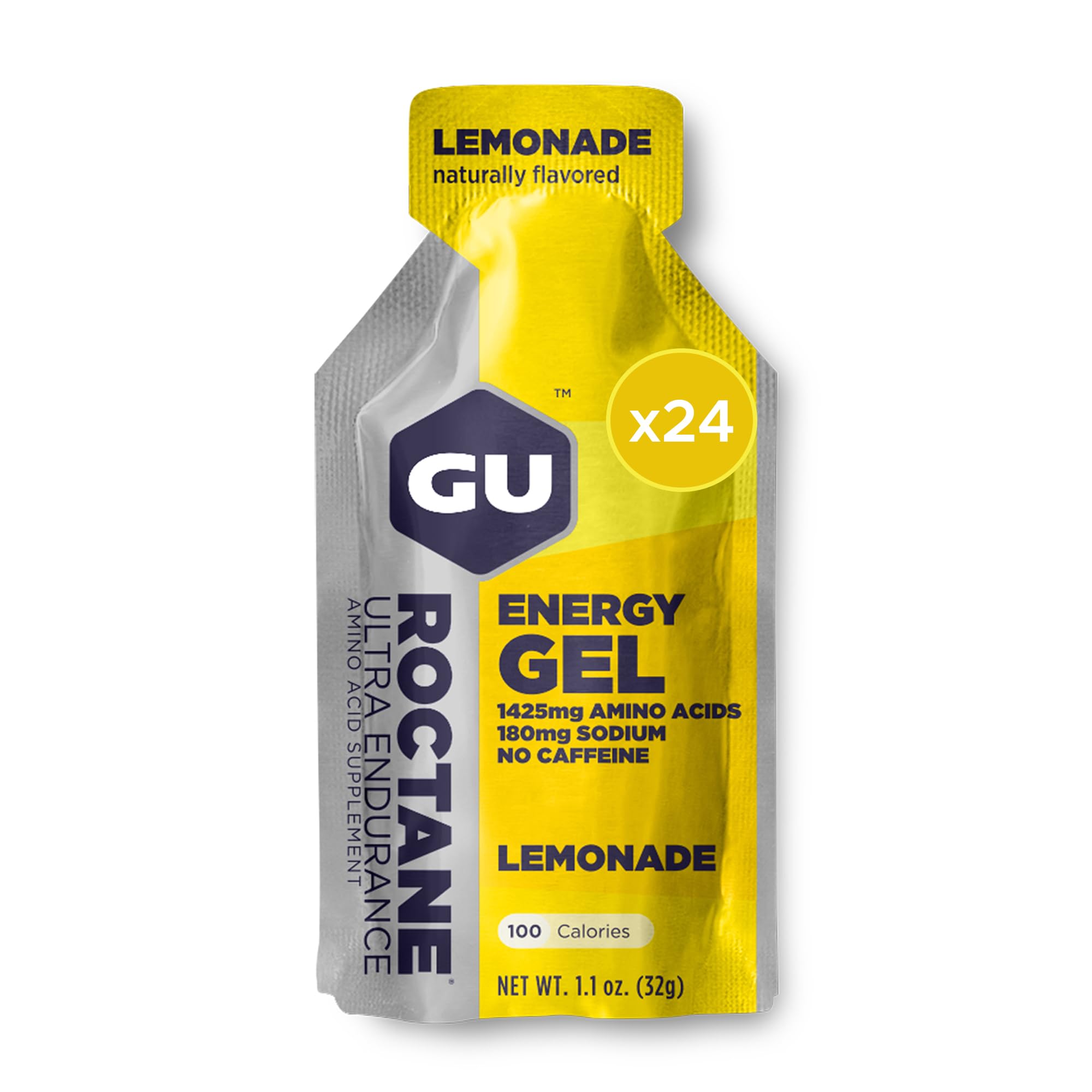 GU Roctane Ultra Endurance Energy Gel - Vegan, Gluten-Free, Kosher & Dairy-Free