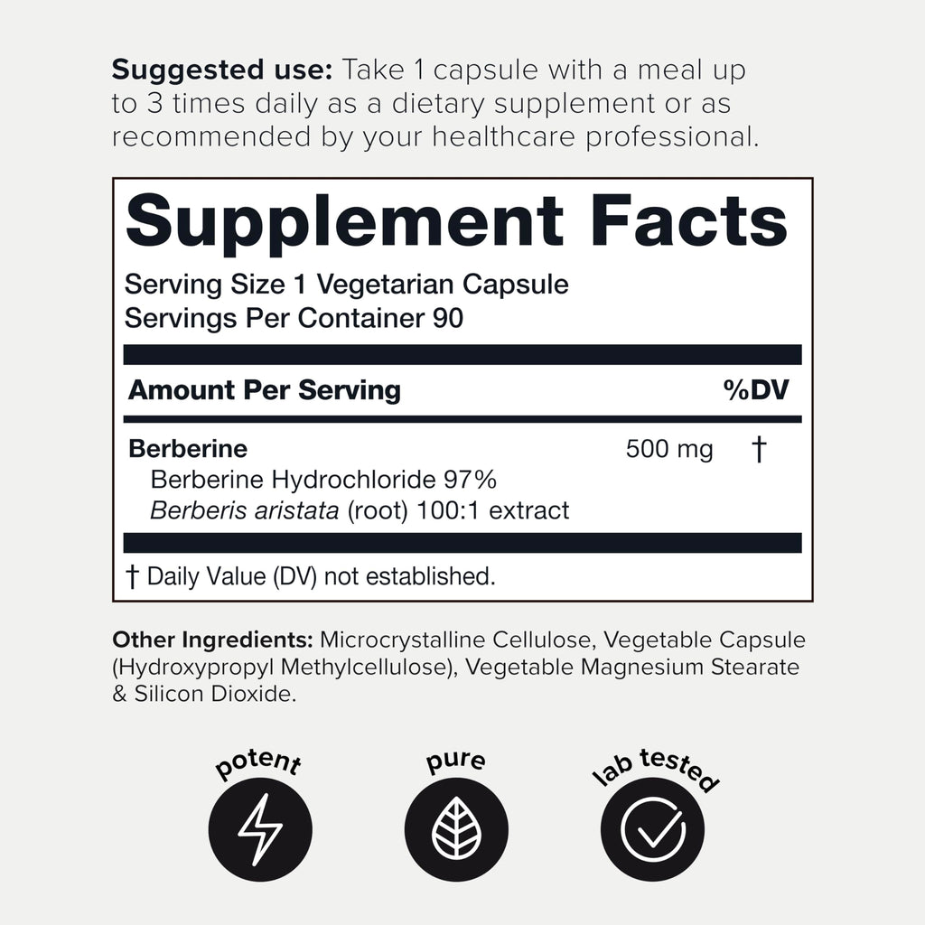 Toniiq Berberine Supplement | High Purity Formula

