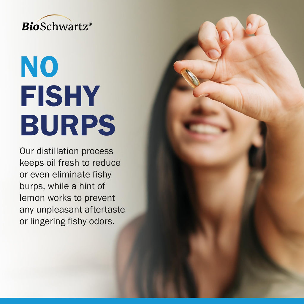 BioSchwartz Omega-3 Fish Oil Softgels - Burpless Lemon

