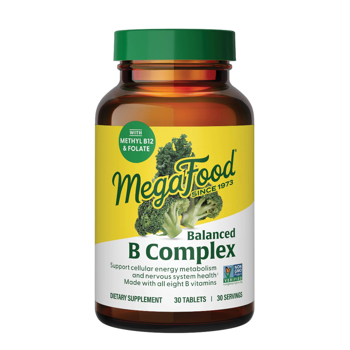 MegaFood Balanced Vitamin B Complex for Mind and Body