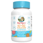 Calcium D3 K2 Gummies by MaryRuth's Organics for Bone Health

