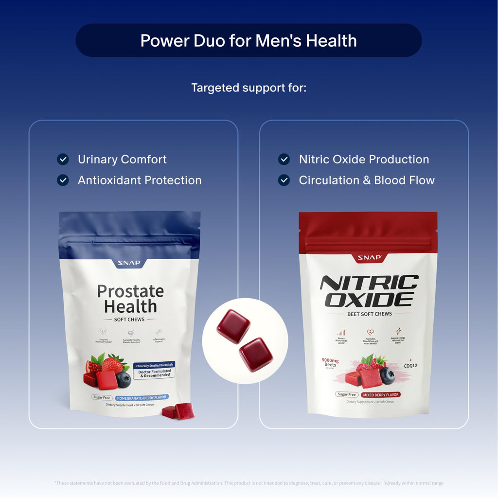 Snap Supplements Prostate Health for Men - Daily Formula

