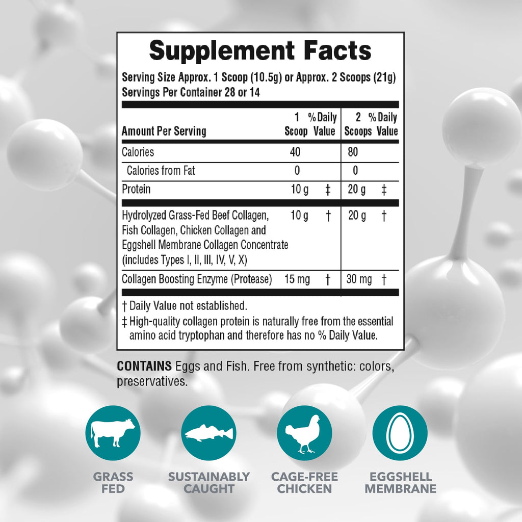 NaturesPlus Collagen Peptides Powder – Hair & Joint Health

