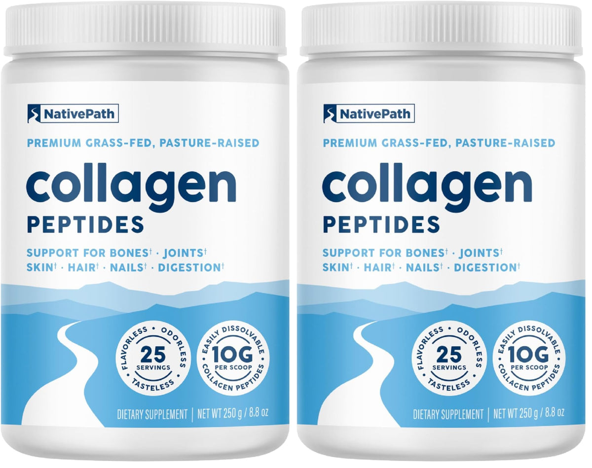 NativePath Collagen Peptides Protein – Hydrolyzed Type 1 & 3 for Skin, Hair, Nails