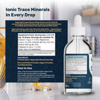 Liquid Ocean Mineral Drops by Baja Gold - Ionic Electrolyte

