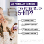 Organic 5-HTP Dietary Supplement with B6 & Lion’s Mane

