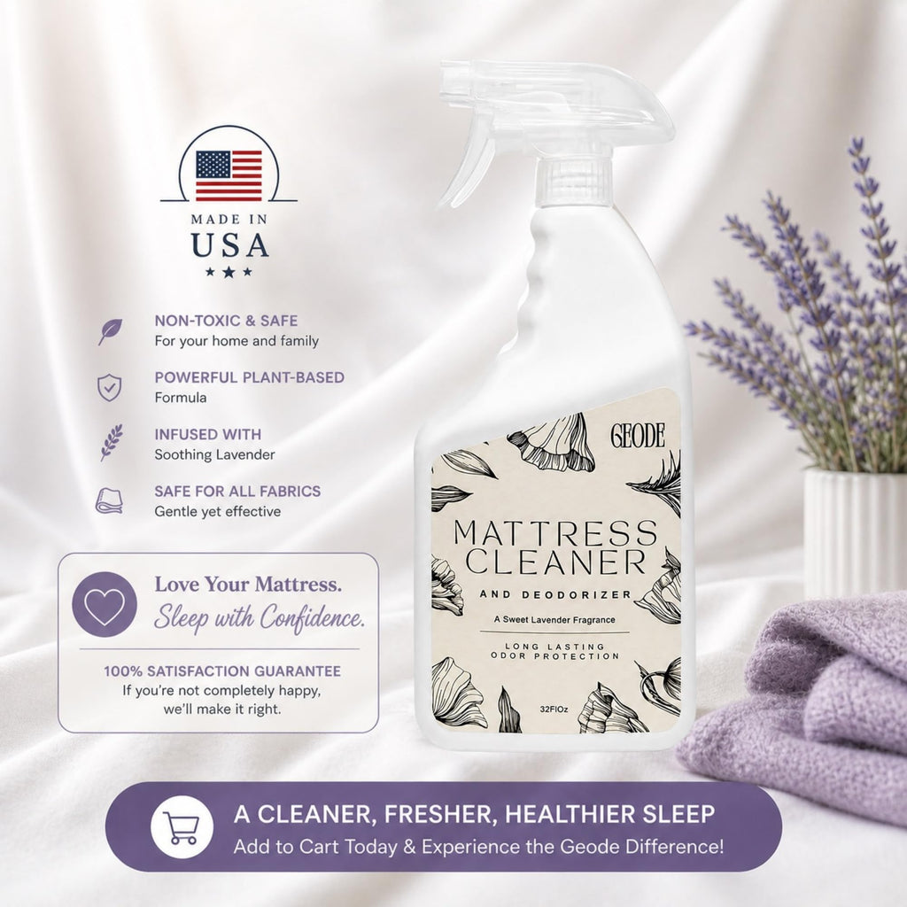 Geode Mattress Cleaner & Deodorizer – Enzyme Stain Removal

