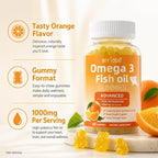 Omega-3 Fish Oil Supplement for Heart & Brain Health

