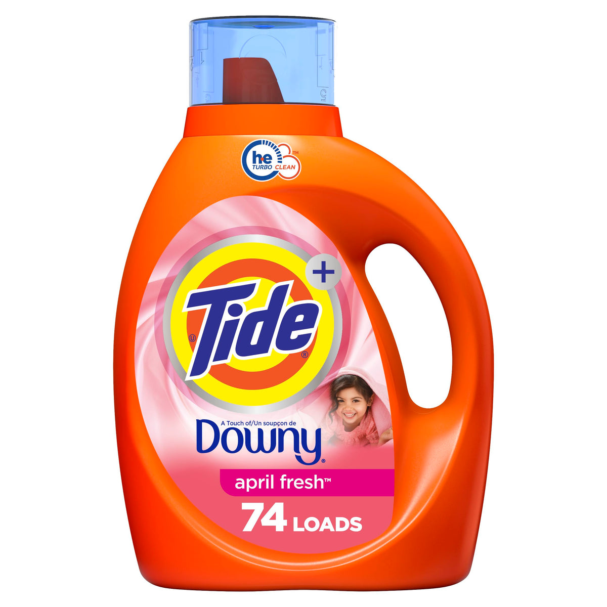 Tide Plus Downy Liquid Laundry Detergent with April Fresh Scent