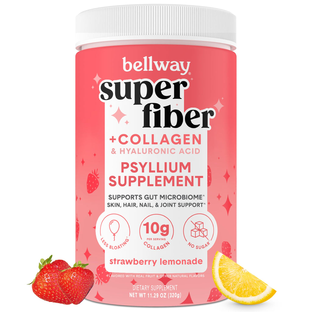 Bellway Super Fiber Powder Collagen for Digestive Health