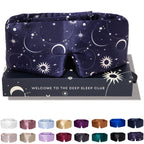 DROWSY Silk Sleep Mask - Face-hugging, padded cocoon in pure Mulberry silk