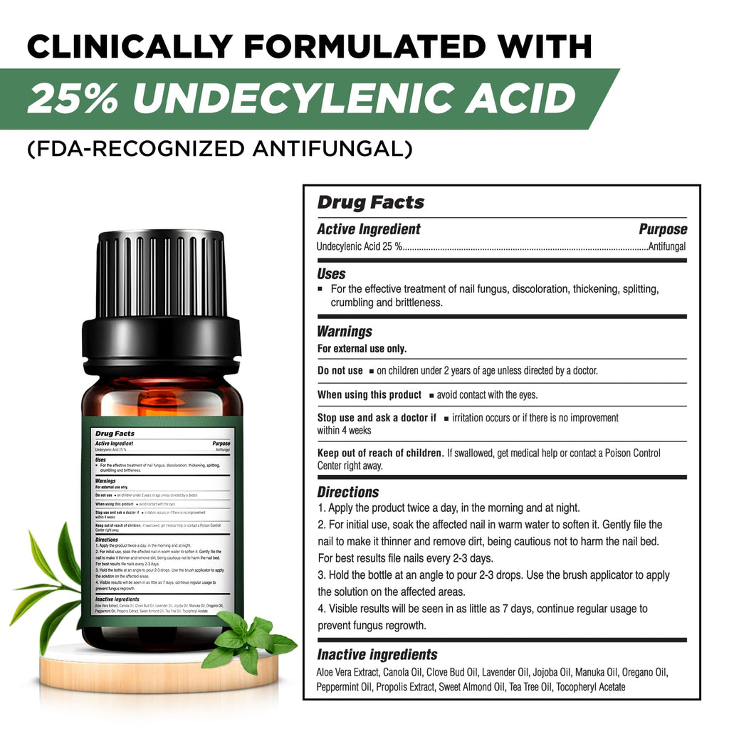 FOOT CURE Toenail Renewal Solution Made in USA

