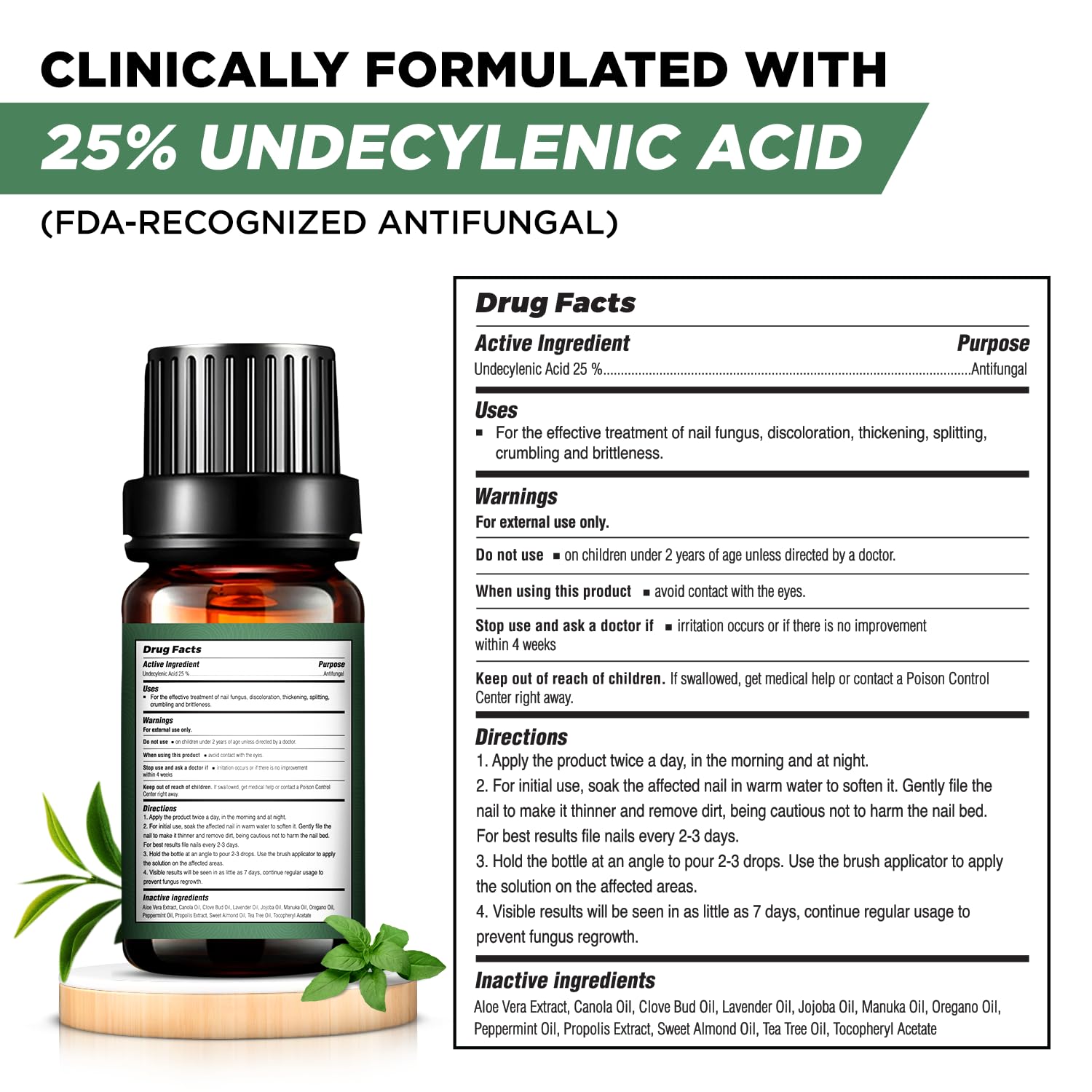 FOOT CURE Toenail Renewal Solution Made in USA

