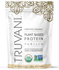 Truvani Organic Plant Based Protein Powder Pea Protein