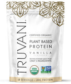 Truvani Organic Plant Based Protein Powder Pea Protein

