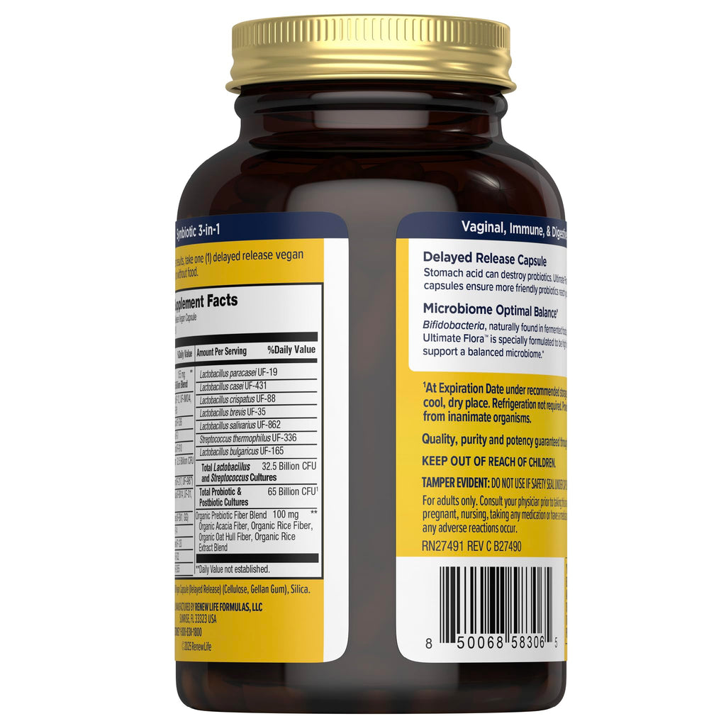 Renew Life Ultimate Flora Probiotics | Probiotic Supplement


