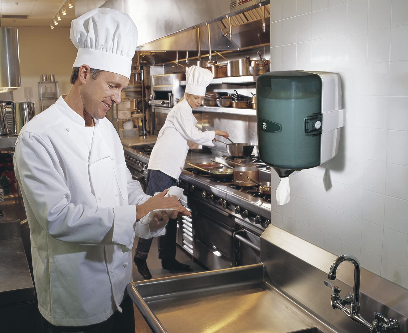 Tork Centerfeed Hand Towel for Hygienic Dispensing

