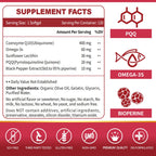 ZEBORA CoQ10 Softgels for Heart Health and Energy

