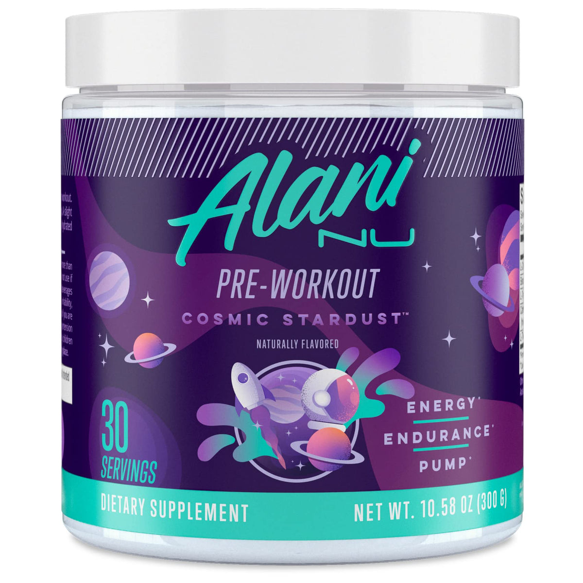 Alani Nu Pre-Workout Powder – Sugar Free, 200mg Caffeine