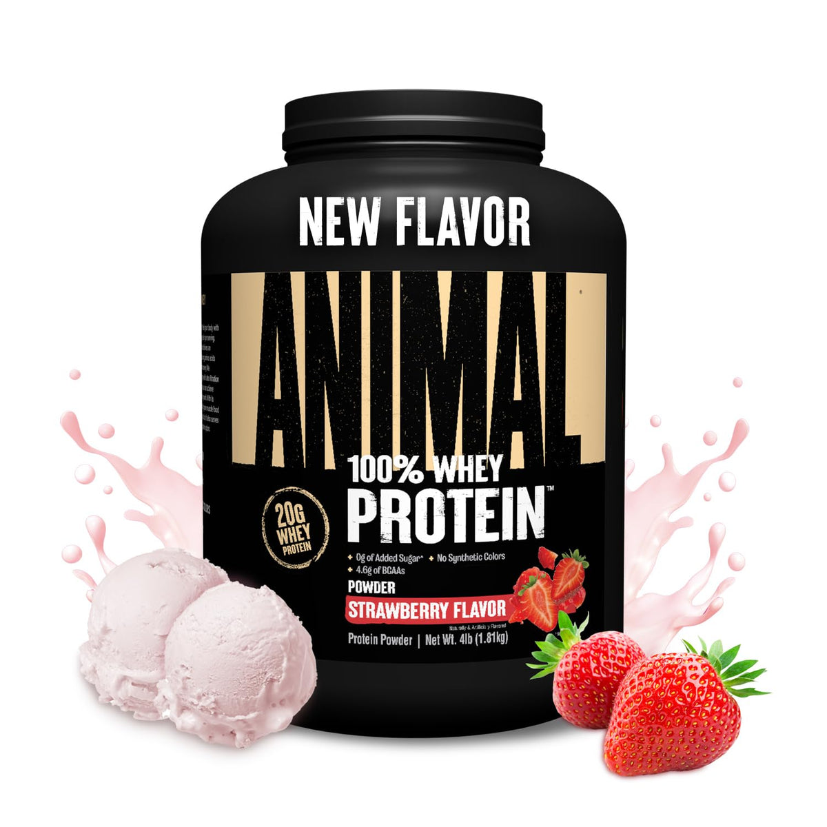 Animal 100% Whey Protein Powder – Whey Blend for Muscle Support