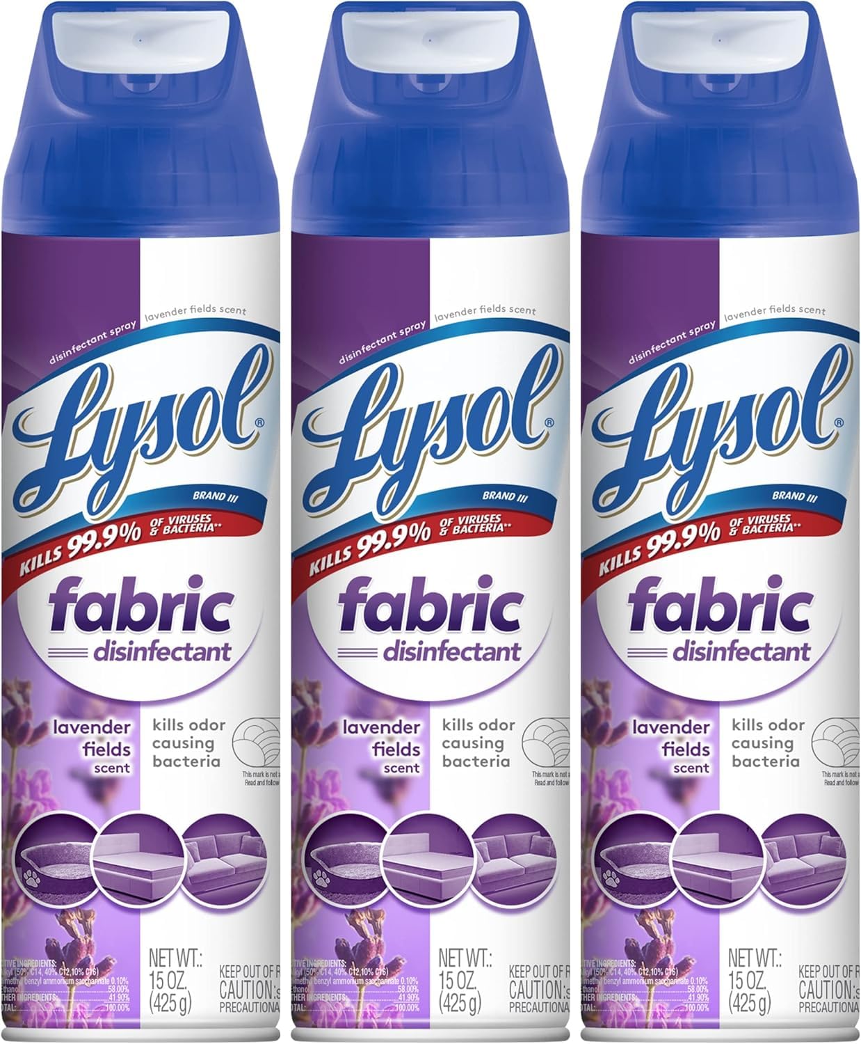 Lysol Fabric Disinfectant Spray - Soft Furnishings Sanitizer

