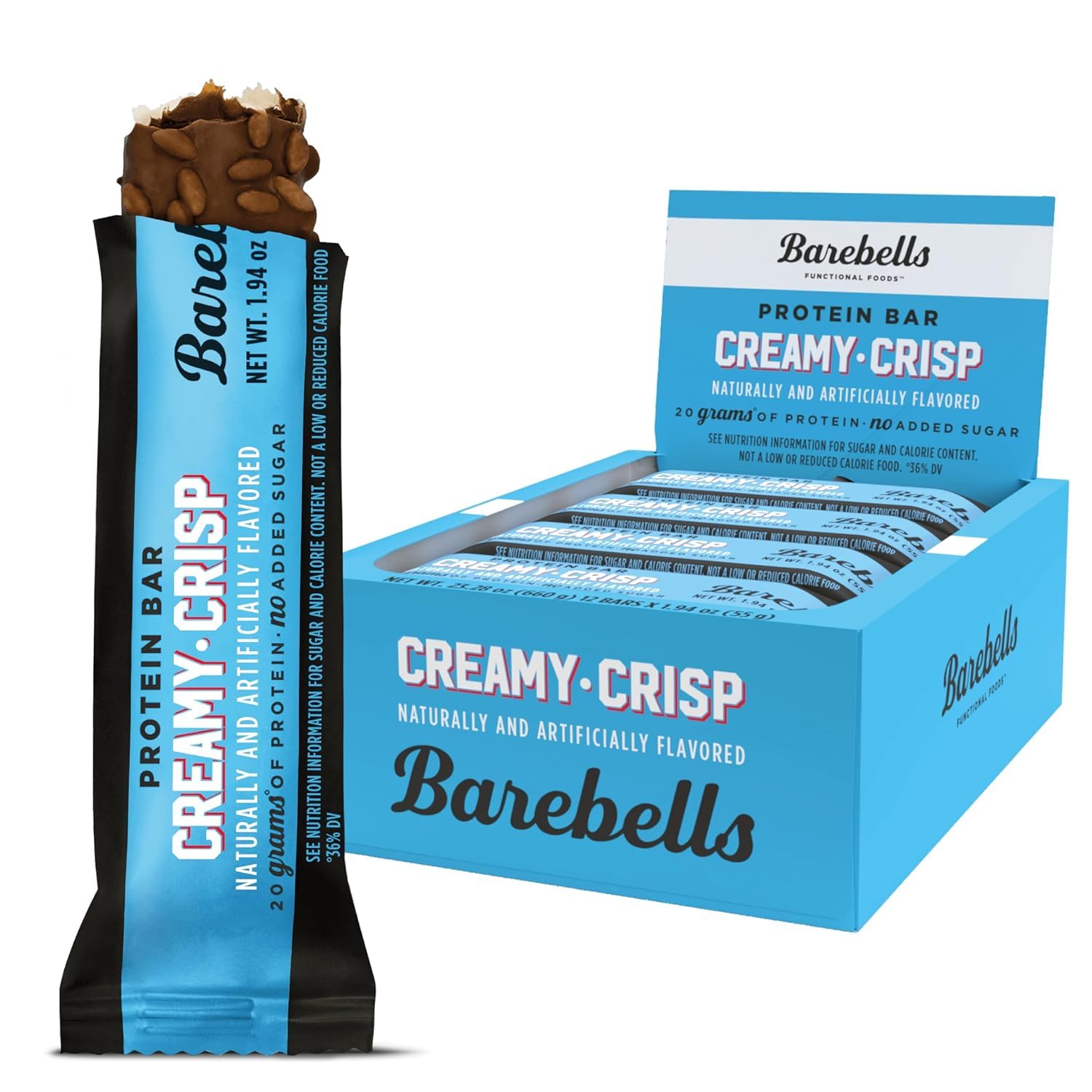 Barebells Protein Bar - 20g Protein, No Added Sugar - High Protein Snack