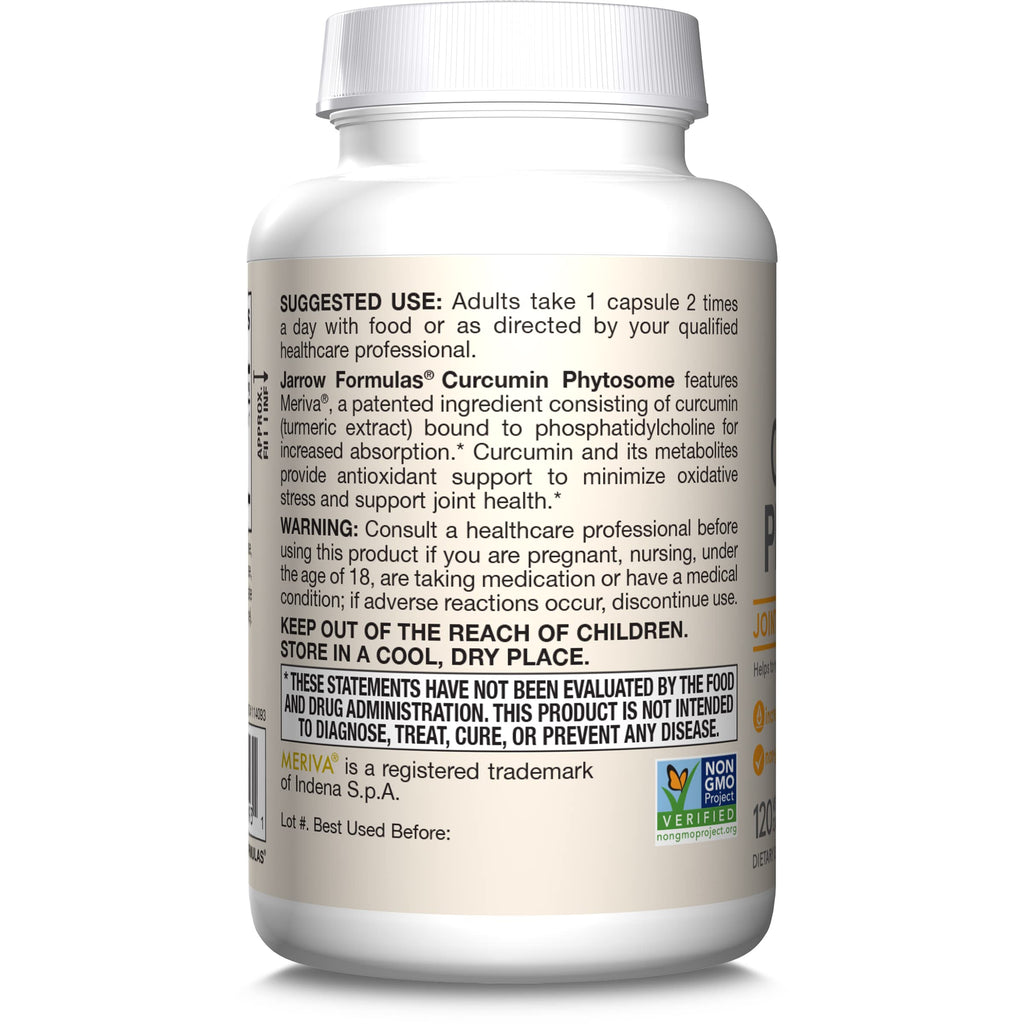 Jarrow Curcumin Phytosome 500 mg Meriva Joint Support


