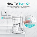 COSLUS E1 Electric Water Flosser for Teeth | Home-Use

