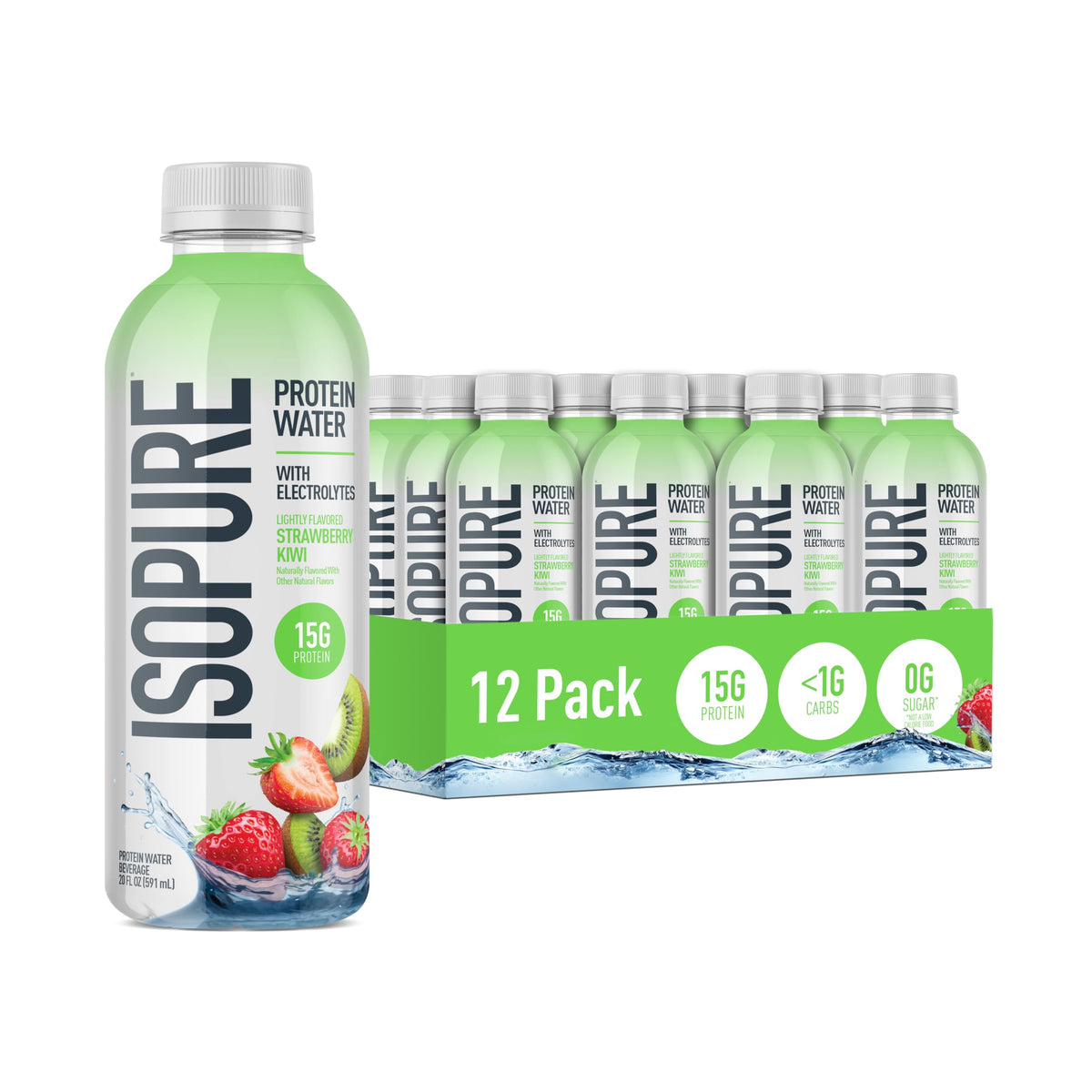 Isopure Clear Whey Isolate Protein Powder - Lactose Free, Gluten Free