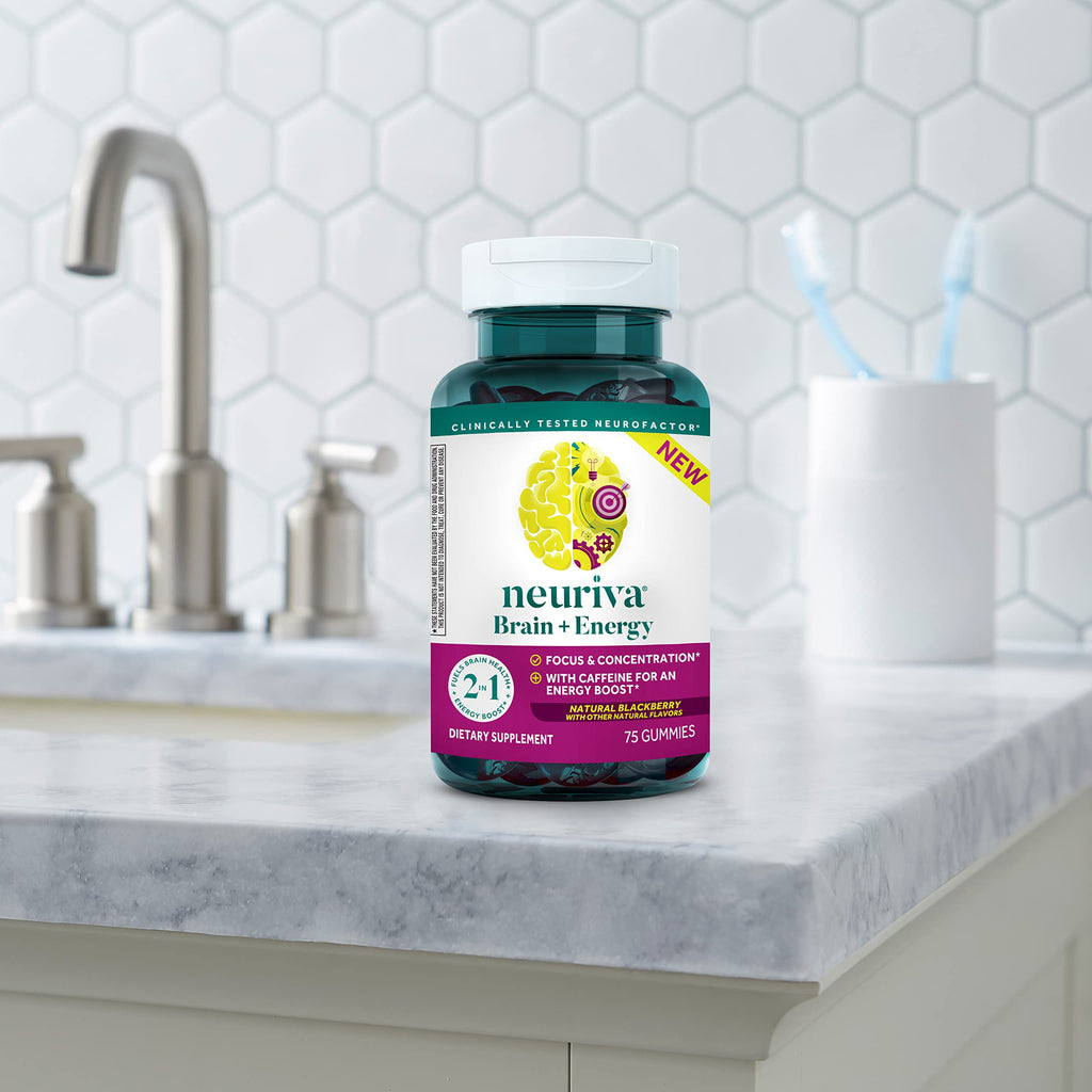 Neuriva Brain + Energy Gummies for Focus | Neurofactor


