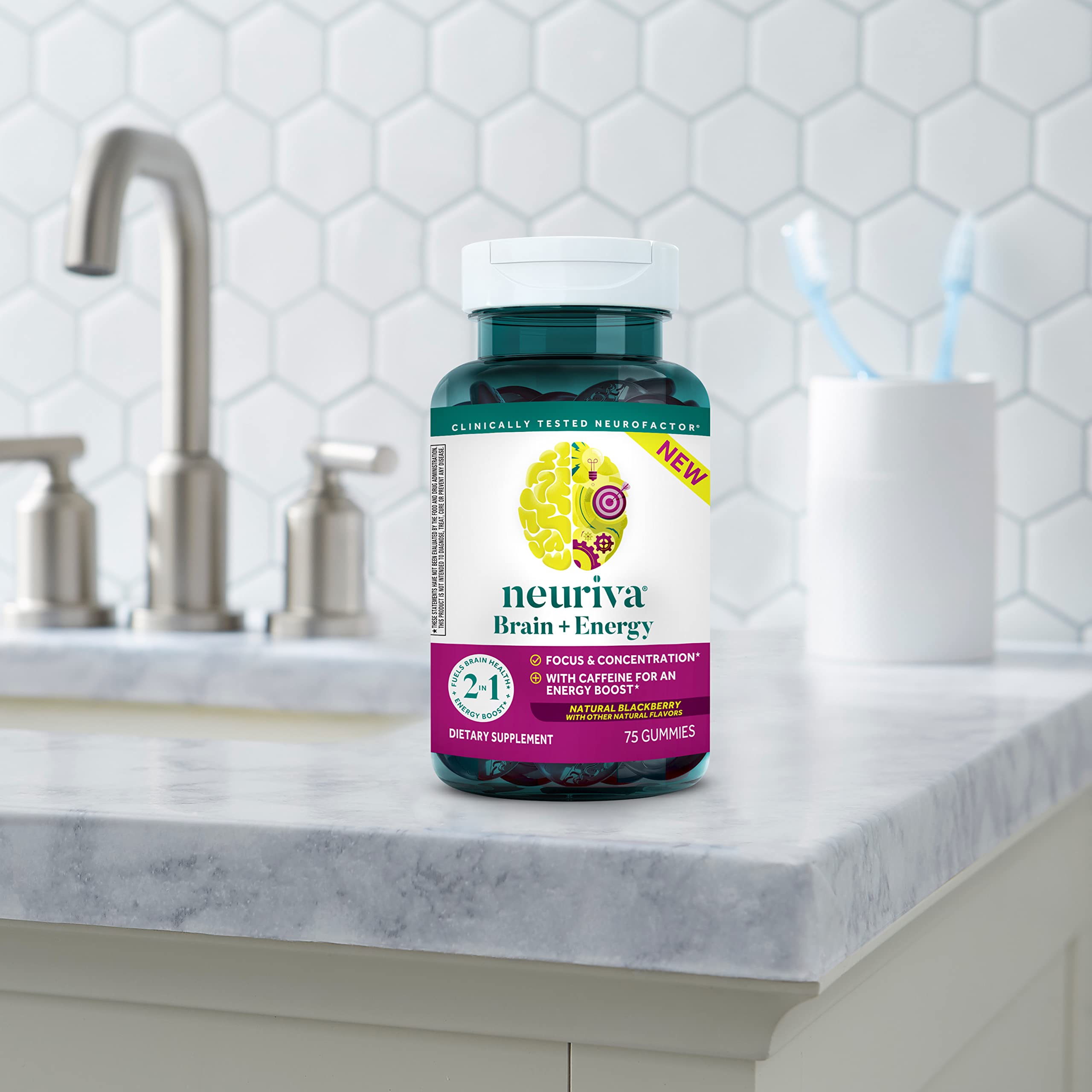 Neuriva Brain + Energy Gummies for Focus | Neurofactor

