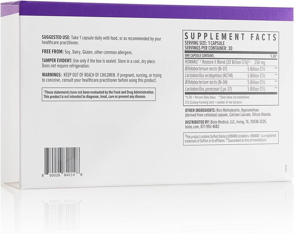 Biote Nutraceuticals Dietary Supplement | Daily Wellness


