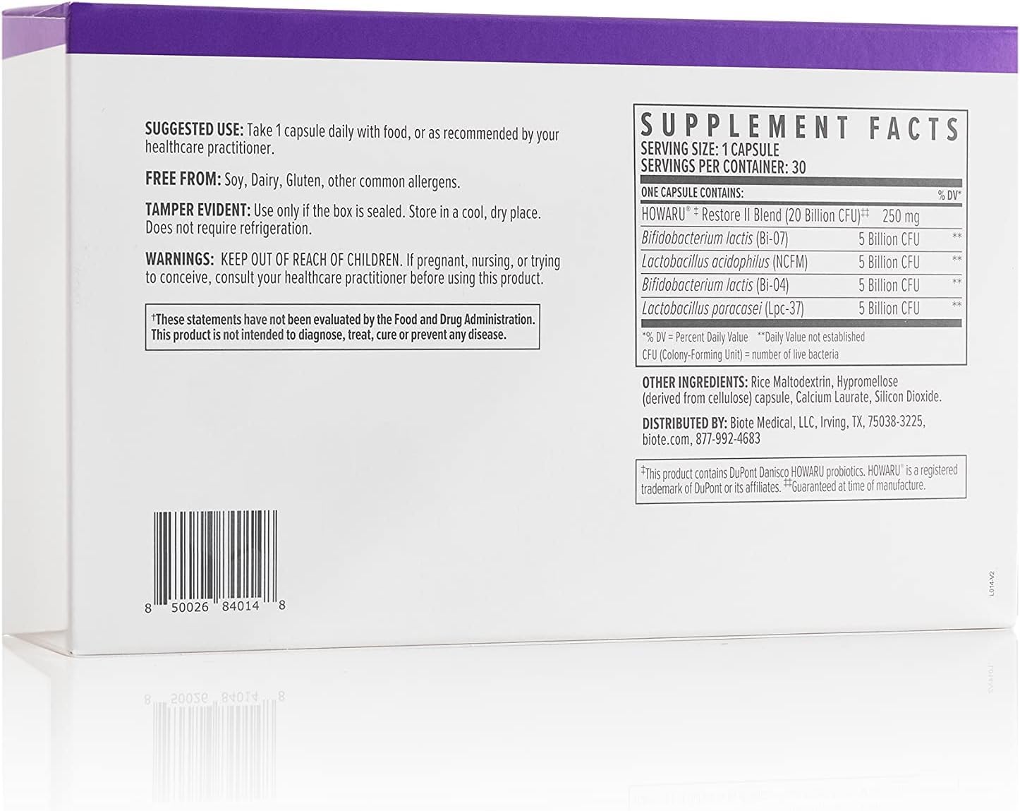 Biote Nutraceuticals Dietary Supplement | Daily Wellness

