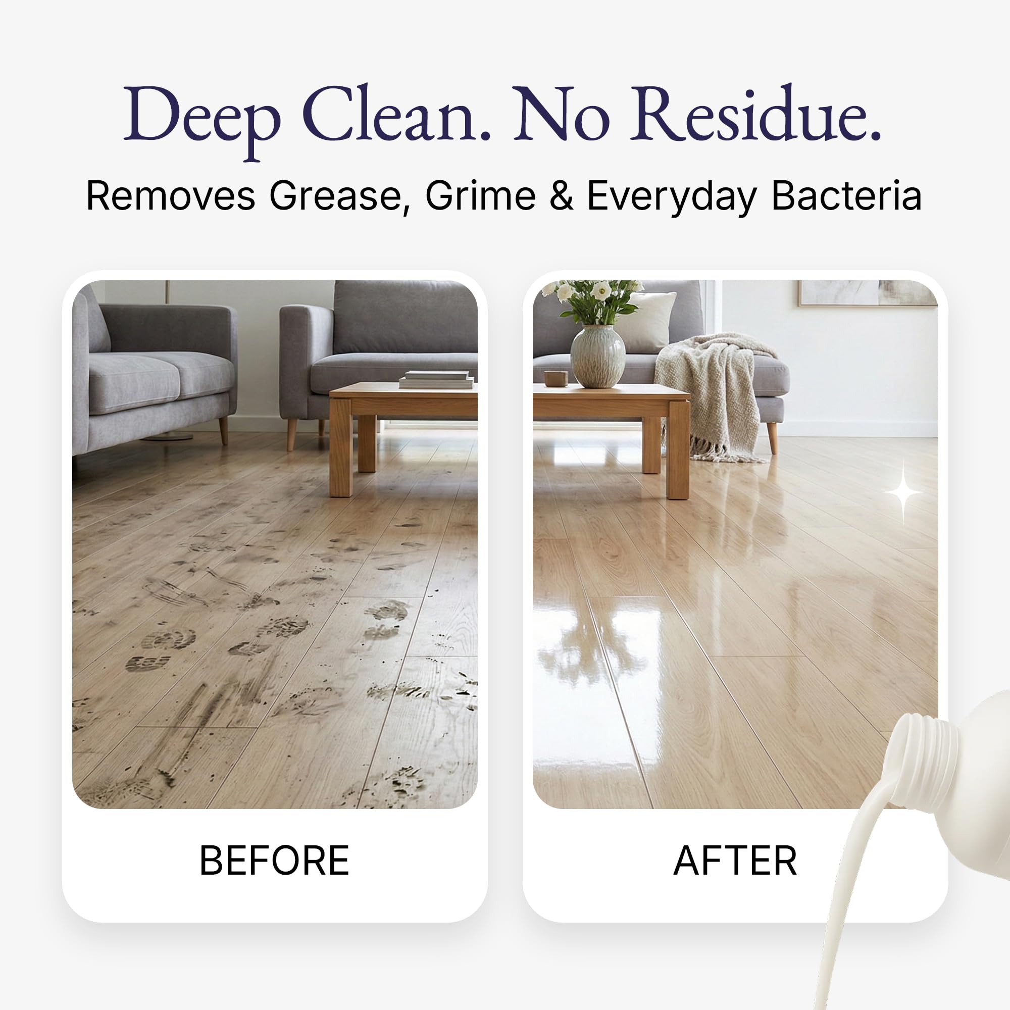 Blyss Mop Soap Floor Cleaner for Sealed Floors

