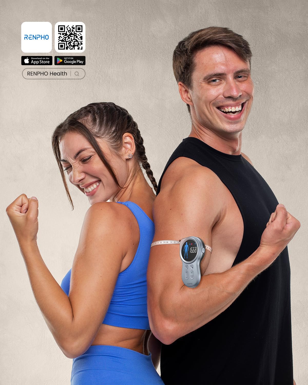 RENPHO Smart Tape Measure with Bluetooth App

