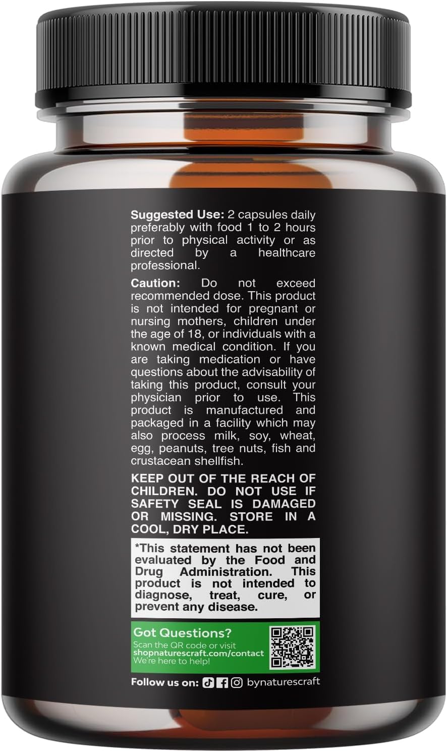 Horny Goat Weed for Men - Extra Strength Herbal Energy

