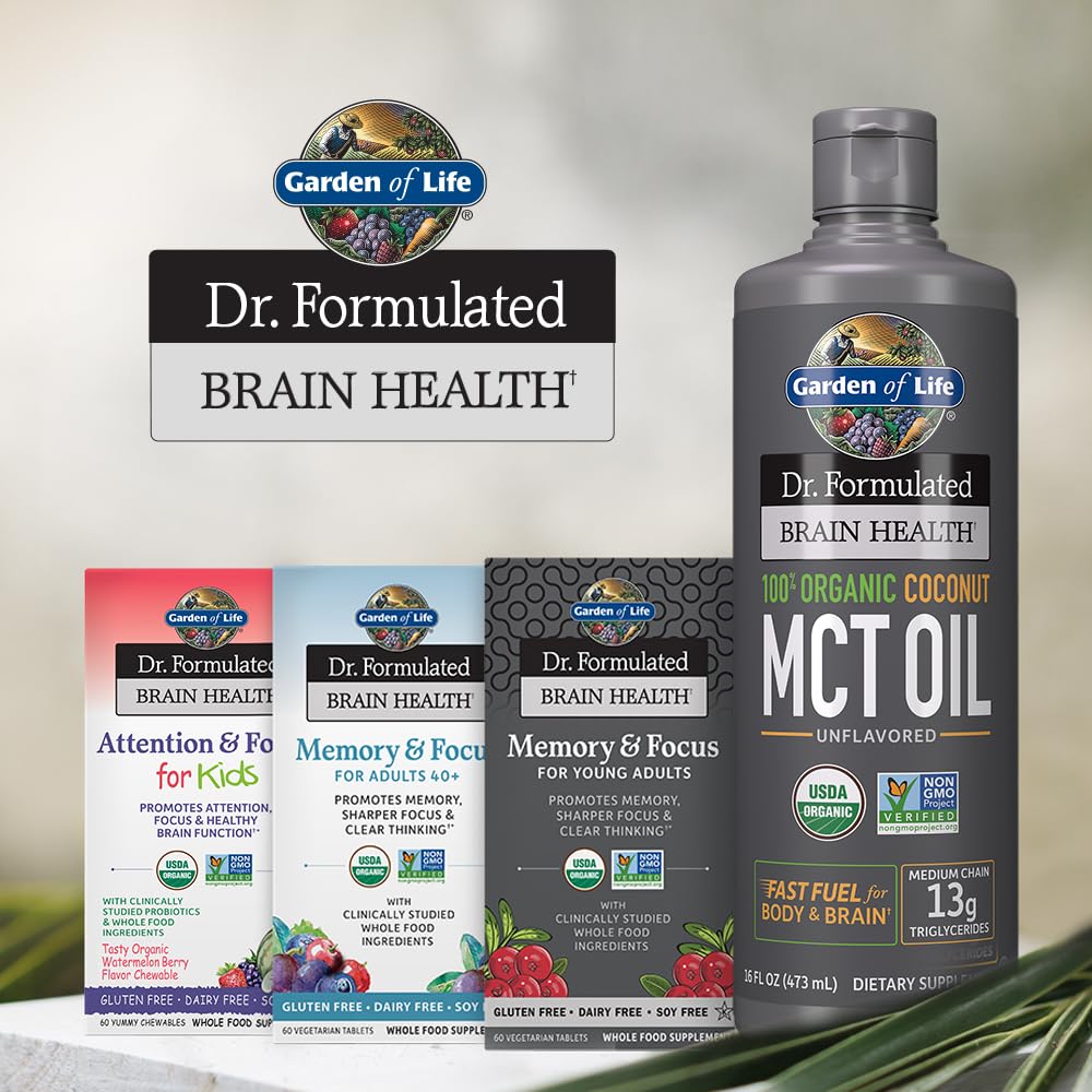 Garden of Life MCT Oil for Brain Health - Organic Coconut

