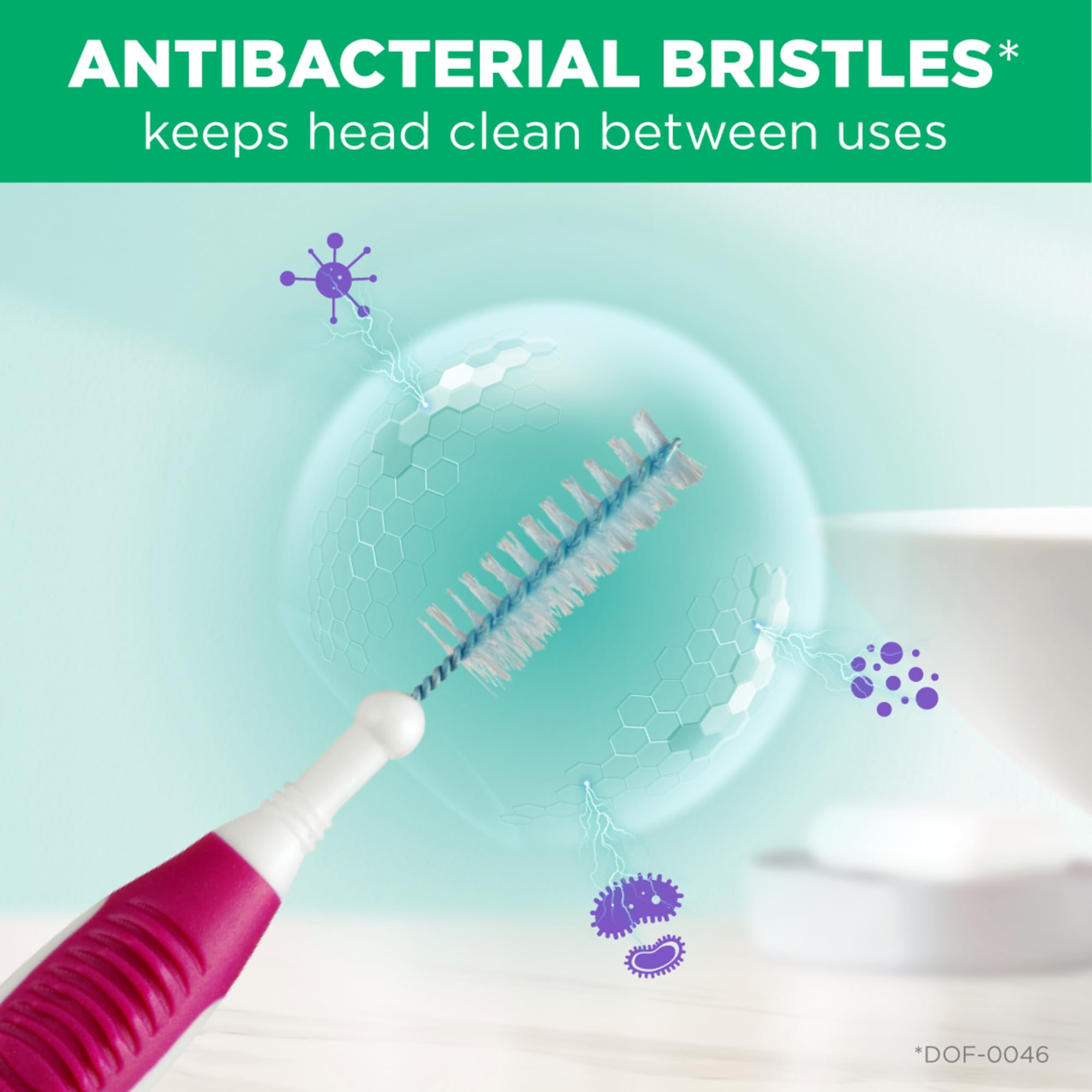 GUM Proxabrush Go-Betweens Interdental Brushes for Braces

