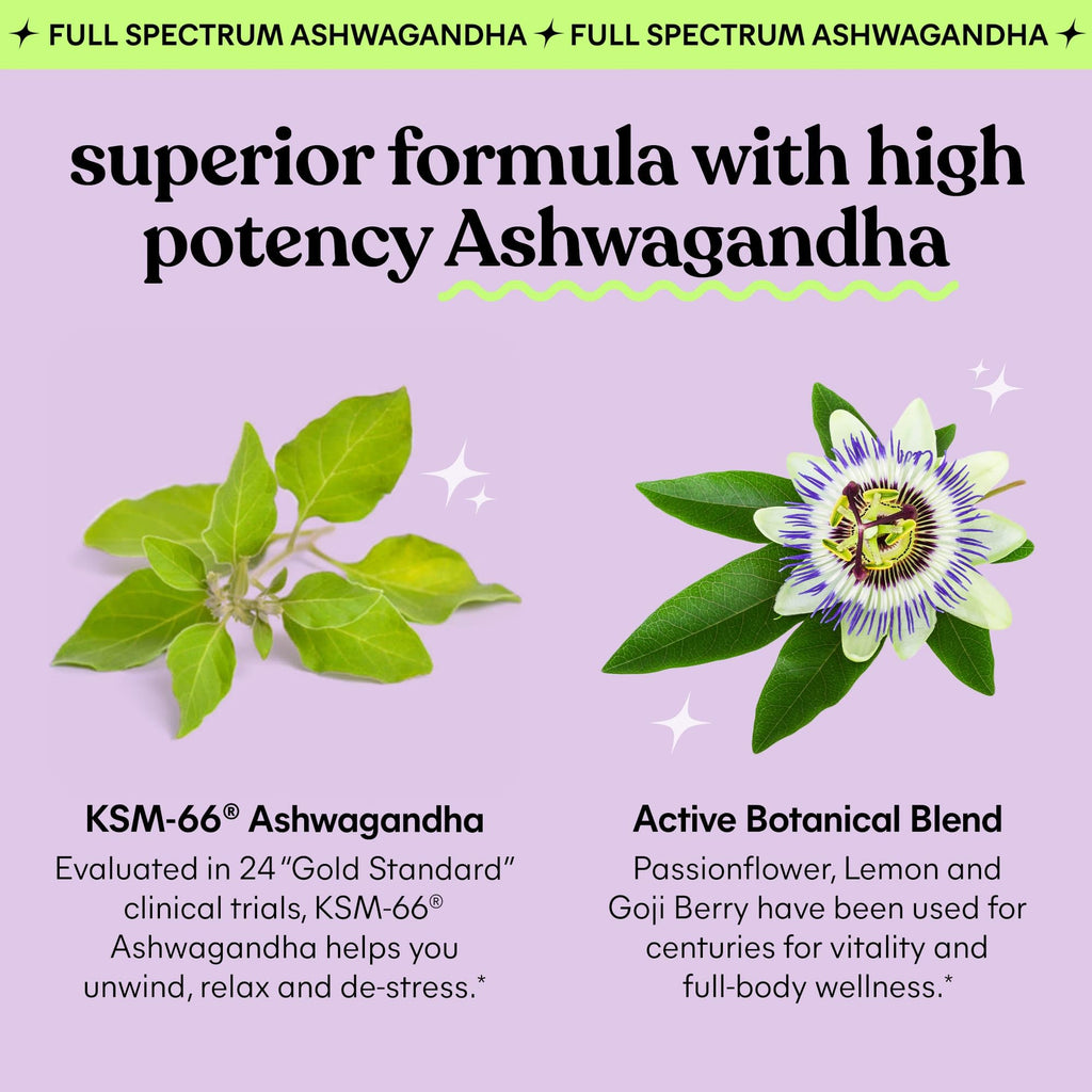 Lemme Chill Stress Relief Gummies with KSM-66 Ashwagandha

