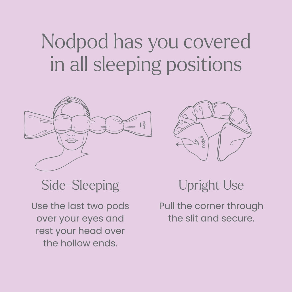 Nodpod Gentle Pressure Sleep Mask | Weighted Comfort


