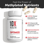Methylated Multivitamin by 10X Health Optimize

