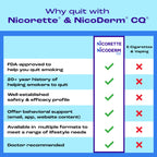 Nicorette 4 mg Cinnamon Surge Nicotine Gum Stop Smoking Aid

