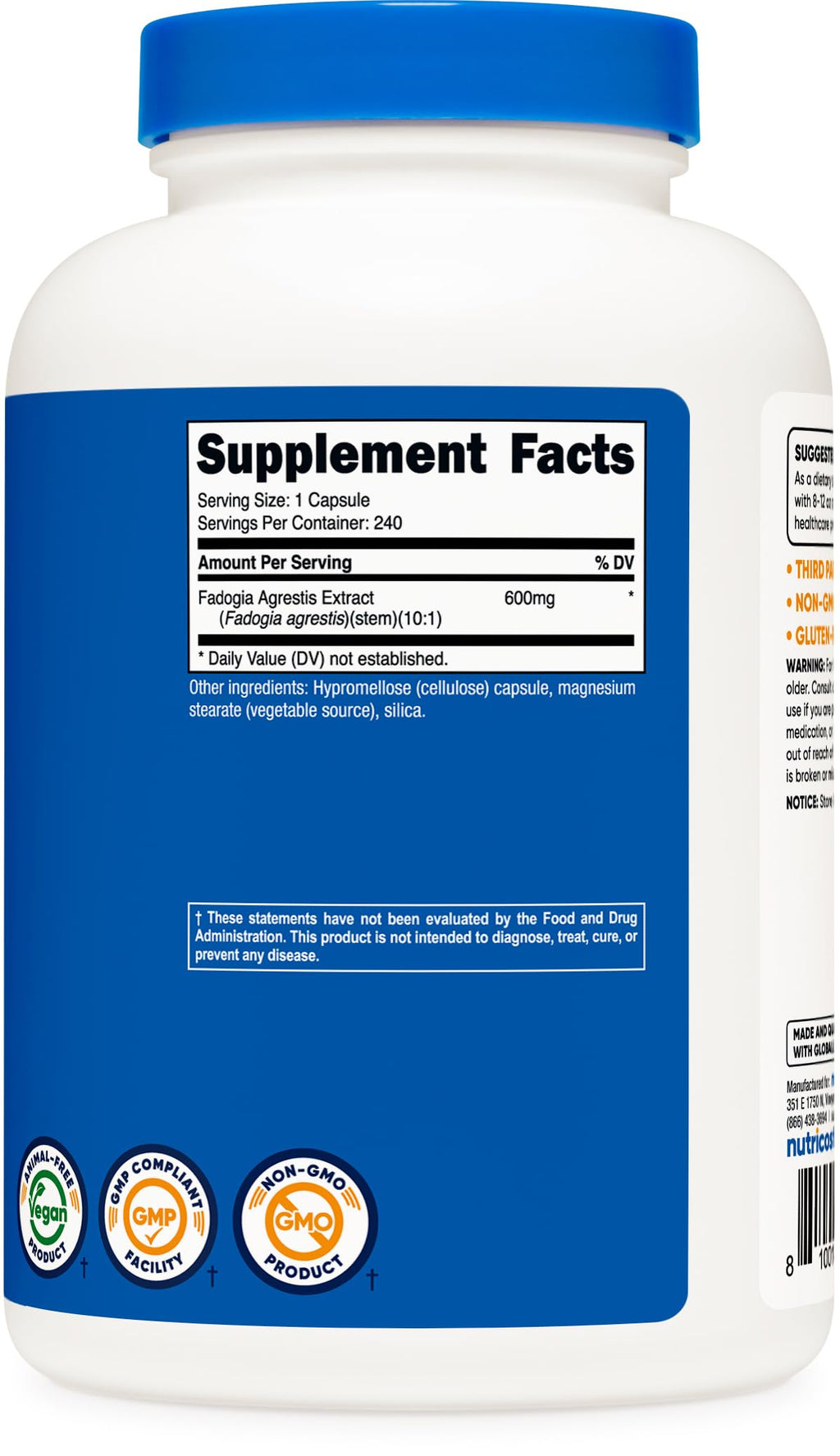 Nutricost Fadogia Agrestis Supplement

