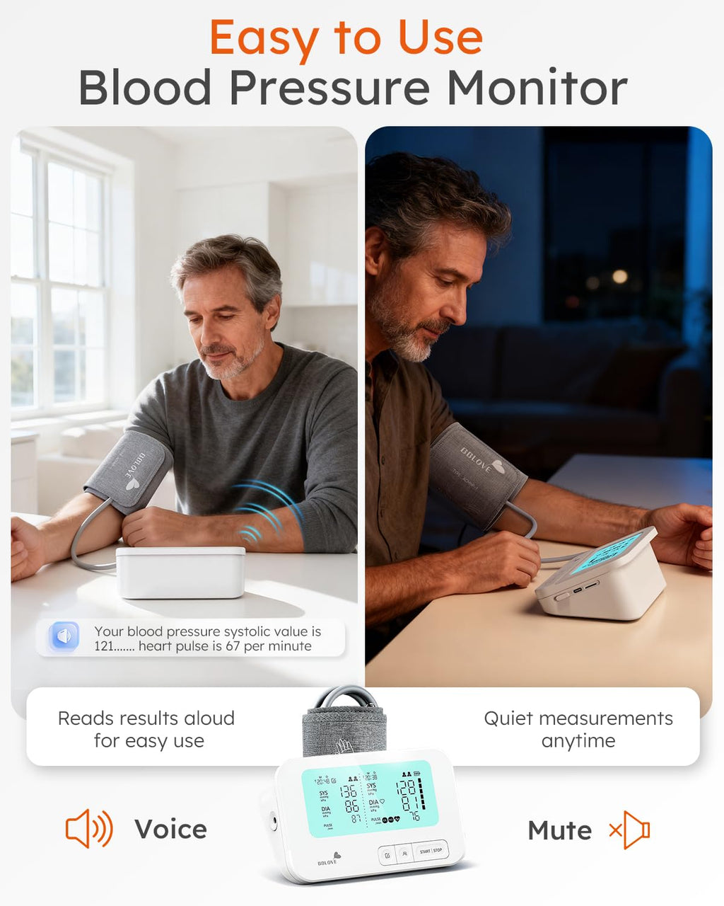 Blood Pressure Monitor for Home Use | Simple Readings


