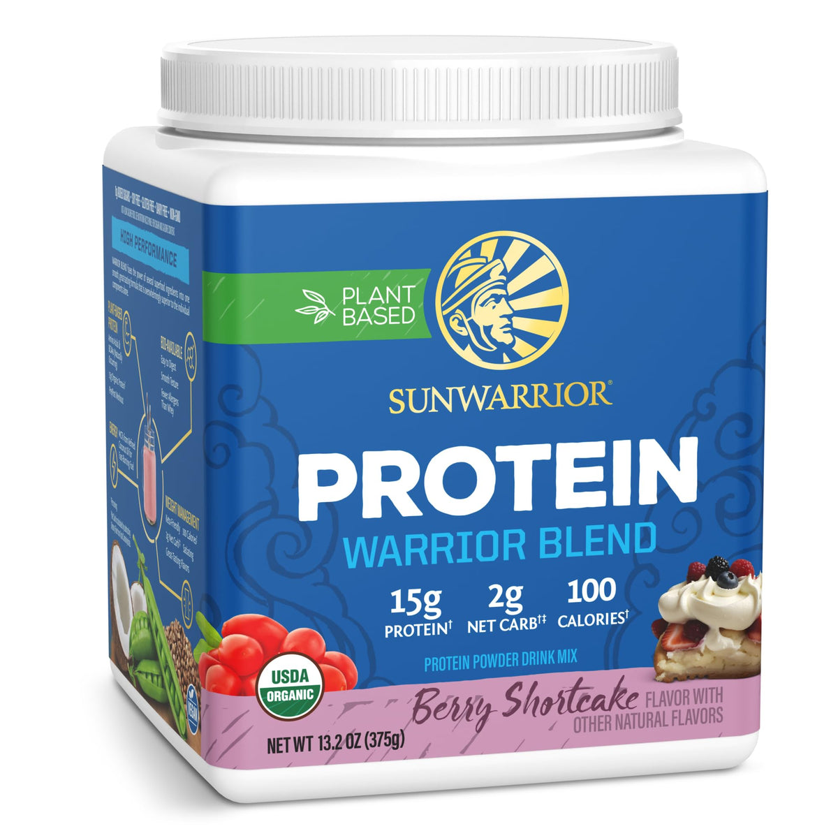 Sunwarrior Warrior Blend Organic Plant-Based Protein Powder