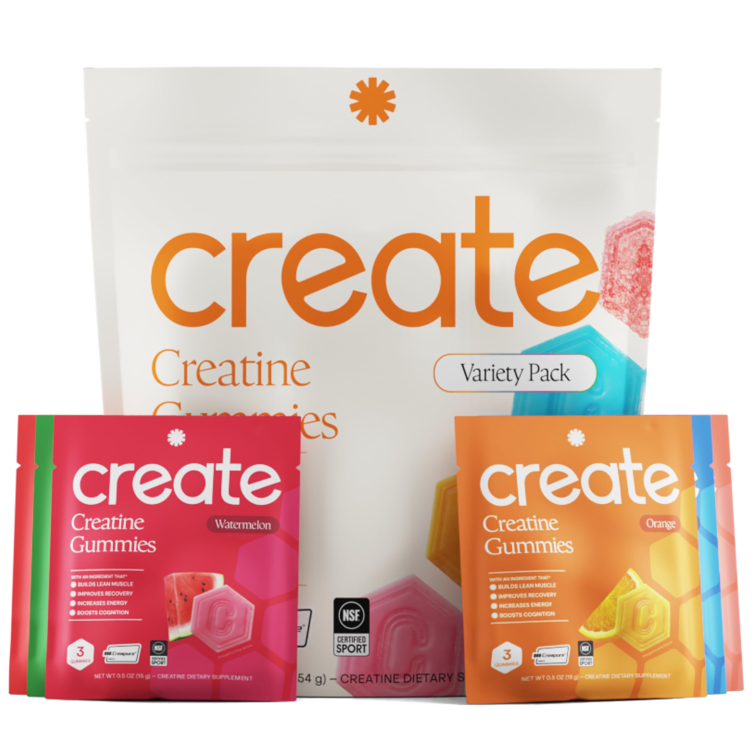 Creatine Gummies for Men & Women NSF Creapure Monohydrate


