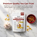Elare Aged Garlic Extract Capsules | Heart & Immune Support

