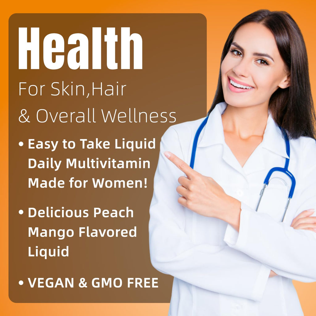 Liquid Multivitamin for Hair Growth & Skin Support

