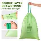 Compostable Drawstring Kitchen Waste Bags - SUPERBIO

